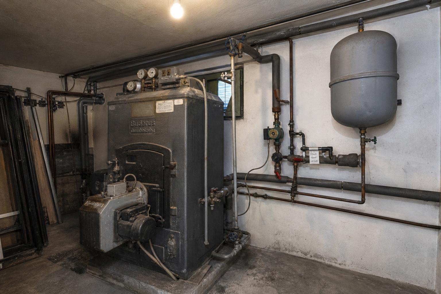 Heizungsanlage im Keller